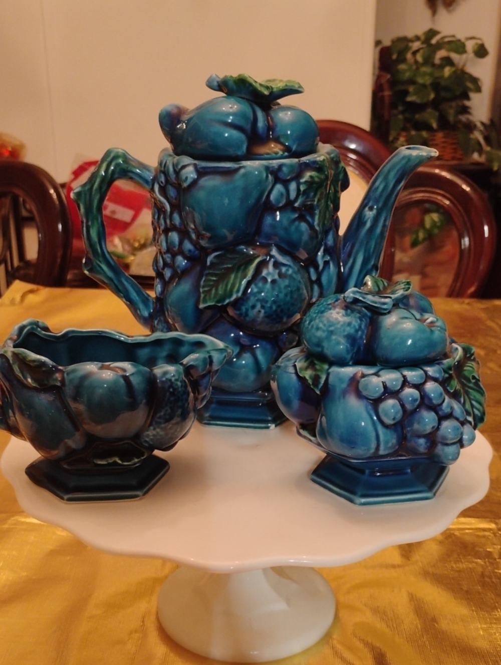 1960's Vintage: Inarco "Mood Indigo" Tea Set